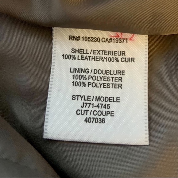 Joie Brown Leather Jacket - Picture 4 of 5